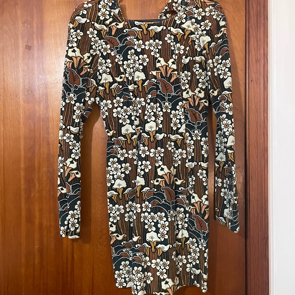 Corduroy Long Sleeve mini Dress